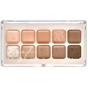 lilybred mood keyboard eyeshadow #1 Ash Cinnamon 10 shades 10.5g